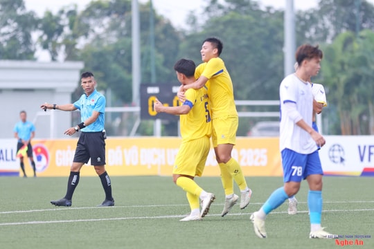 U21 Sông Lam Nghệ An thắng đậm U21 Đào Hà tại vòng loại U21 Quốc gia