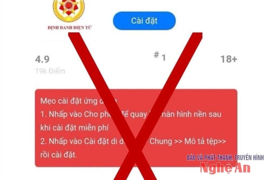Bộ Công an cảnh báo người dân không cung cấp thông tin qua điện thoại, không tự cập nhật VNeID qua đường link lạ