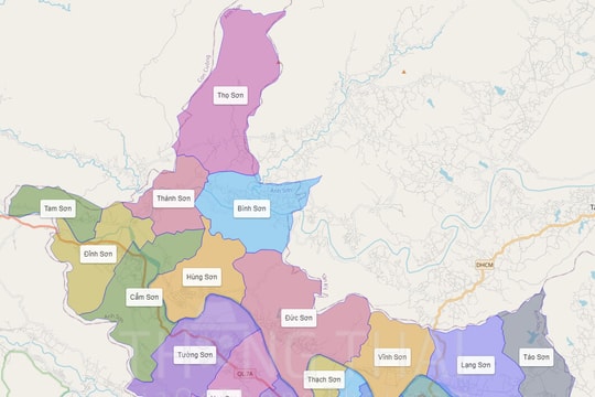 Huyện Anh Sơn (cũ) tỉnh Nghệ An sau sắp xếp hình thành 6 xã mới nào?
