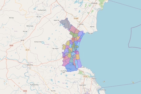 Huyện Diễn Châu (cũ) Nghệ An hình thành 8 xã mới nào sau sắp xếp các đơn vị hành chính?