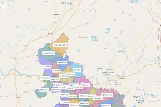 Huyện Đô Lương (cũ) Nghệ An hình thành 6 xã mới nào sau sắp xếp các đơn vị hành chính?