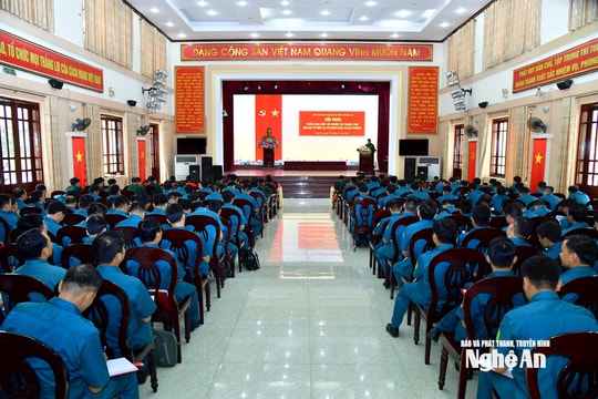 Bộ Chỉ huy Quân sự tỉnh Nghệ An triển khai nhiệm vụ trọng tâm sau khi tổ chức lại cơ quan Quân sự địa phương