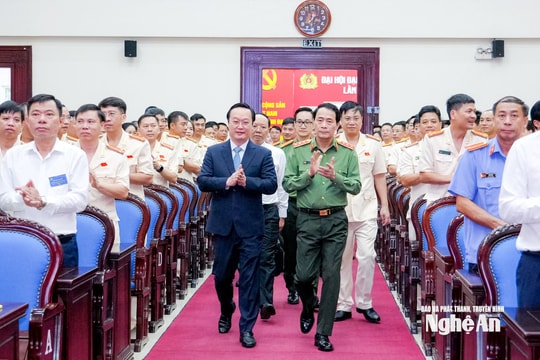 Đại hội đại biểu Đảng bộ Công an tỉnh Nghệ An lần thứ XV, nhiệm kỳ 2025-2030