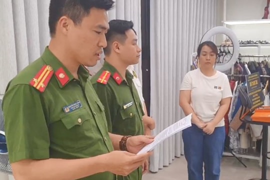 Tạm giữ hình sự chủ shop online trốn thuế có doanh thu hơn 800 tỷ đồng