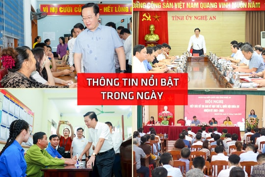 Nghệ An: Thông tin nổi bật ngày 11/7