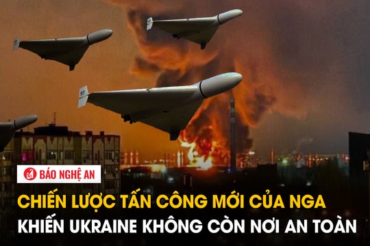 Chiến lược tấn công mới của Nga khiến Ukraine không còn nơi an toàn