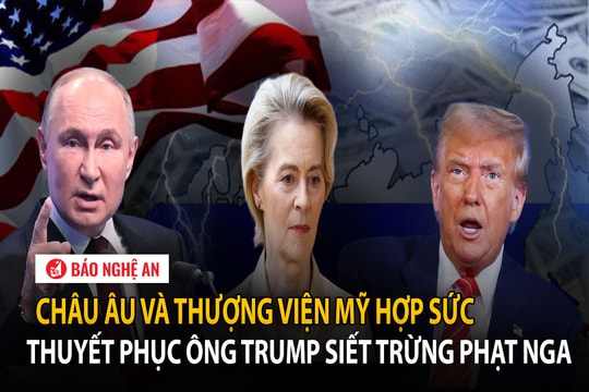 Châu Âu và Thượng viện Mỹ hợp sức thuyết phục ông Trump siết trừng phạt Nga