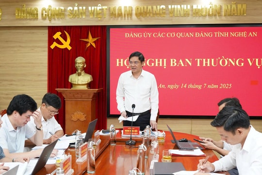 Chuẩn bị tốt nhất các phương án tổ chức Đại hội đại biểu Đảng bộ Các cơ quan Đảng tỉnh lần thứ nhất, nhiệm kỳ 2025 - 2030 vào trung tuần tháng 8/2025