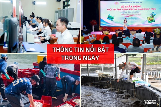 Nghệ An: Thông tin nổi bật ngày 14/7