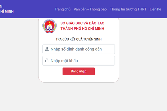 Link tra cứu điểm thi THPT 2025, thí sinh tại TPHCM cần lưu ý để tránh bị nghẽn mạng do lượng truy cập đồng loạt