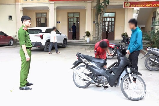 Công an xã Trung Lộc truy bắt nhanh hai đối tượng trộm xe mô tô chỉ sau 24h tiếp nhận tin báo