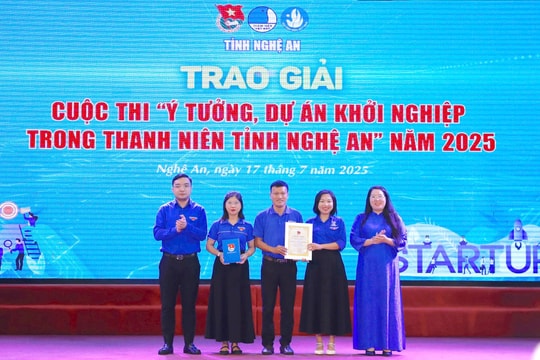 Chi tiết 11 giải Ý tưởng, dự án khởi nghiệp trong thanh niên Nghệ An và các cuộc thi quan trọng của Đoàn cấp tỉnh 2025