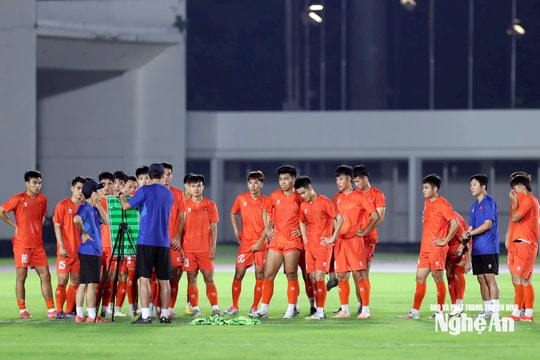 U23 Việt Nam hoàn thiện chiến thuật, sẵn sàng cho trận ra quân tại giải U23 Đông Nam Á