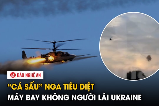 ‘Cá sấu’ Nga tiêu diệt máy bay không người lái Ukraine