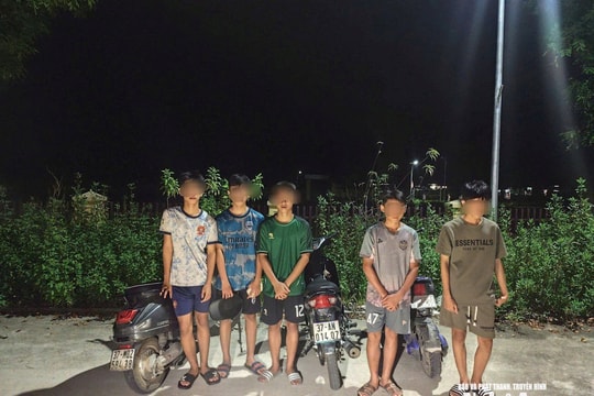 Công an xã Thuần Trung ngăn chặn kịp thời nhóm thanh, thiếu niên tụ tập chạy xe lạng lách trong đêm