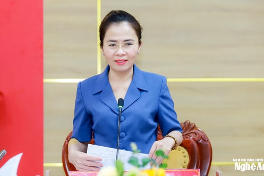 Phó Bí thư Tỉnh ủy Nghệ An Võ Thị Minh Sinh kiêm nhiệm thêm nhiệm vụ mới