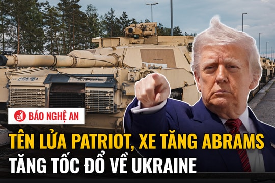 Tên lửa Patriot, xe tăng Abrams tăng tốc đổ về Ukraine