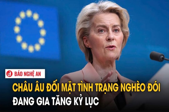 Châu Âu đối mặt tình trạng nghèo đói đang gia tăng kỷ lục