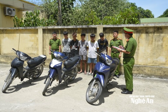 Từ một vụ mất xe ở công viên, lộ ra nhóm thiếu niên gây 3 vụ trộm