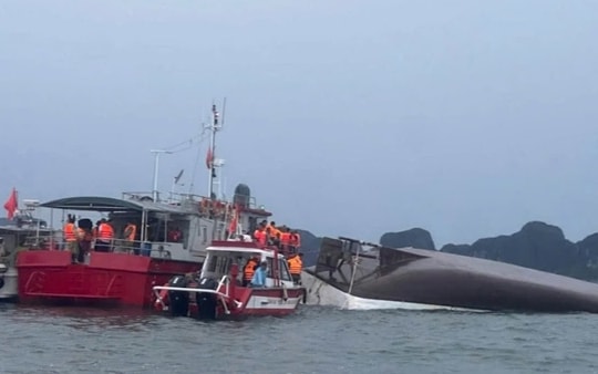 Thủ tướng chỉ đạo khẩn trương tìm kiếm cứu nạn vụ đắm tàu trên vịnh Hạ Long