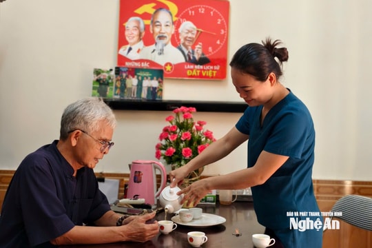 "Hạnh phúc của chúng tôi là được chăm lo sức khoẻ của các bác thương, bệnh binh"