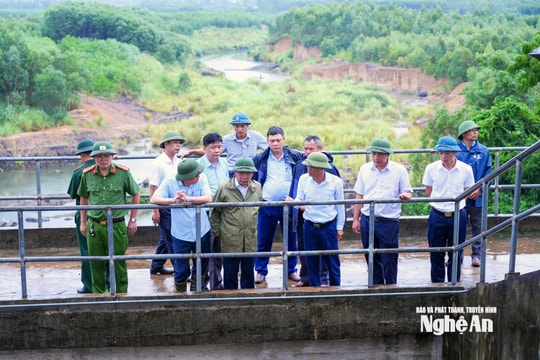 Chủ động các phương án phòng, chống lụt bão tại các hồ đập trước cơn bão số 3 - bão Wipha