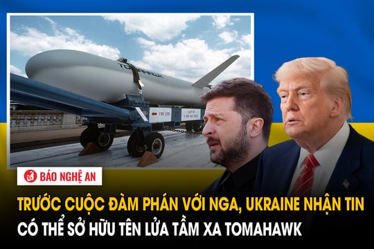 Trước cuộc đàm phán với Nga, Ukraine nhận tin có thể sở hữu tên lửa tầm xa Tomahawk