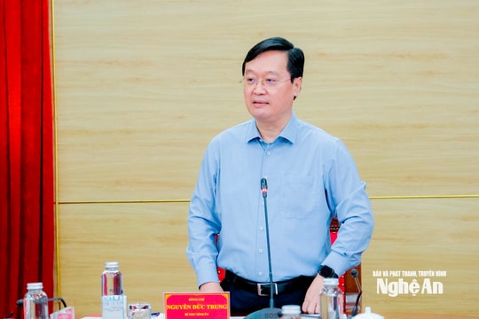 Bí thư Tỉnh ủy Nghệ An: Chủ động, quyết liệt, kịp thời triển khai các biện pháp ứng phó, khắc phục hậu quả lũ lụt