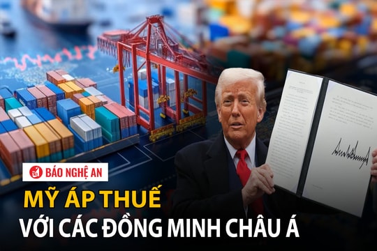 Mỹ áp thuế với các đồng minh châu Á