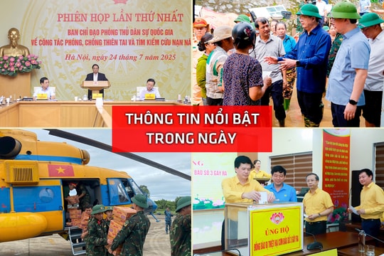 Nghệ An: Thông tin nổi bật ngày 24/7