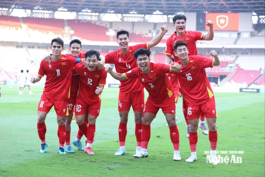 Ngược dòng kịch tính, U23 Việt Nam giành vé vào chung kết giải U23 Đông Nam Á