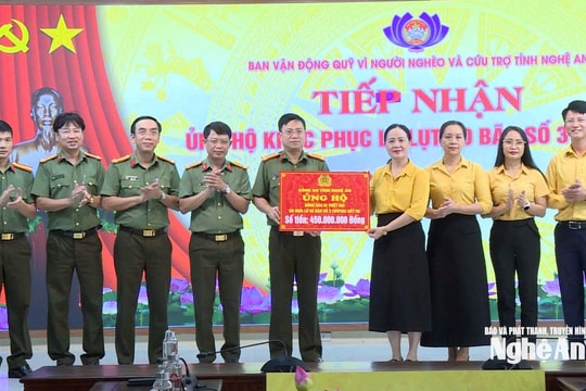 Nghệ An tiếp nhận hơn 30 tỷ đồng ủng hộ người dân vùng lũ