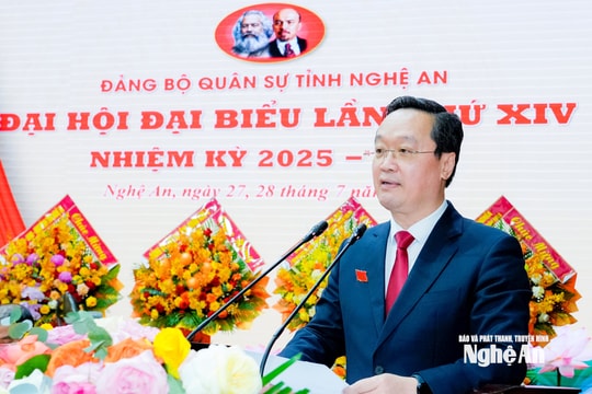Bế mạc Đại hội đại biểu Đảng bộ Quân sự tỉnh lần thứ XIV, nhiệm kỳ 2025-2030