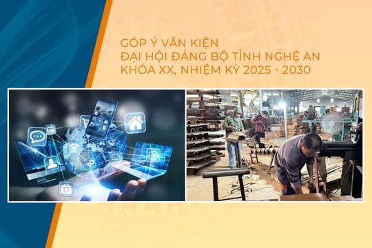 Góp dự thảo báo cáo chính trị Đại hội Đảng bộ tỉnh Nghệ An khóa XX, nhiệm kỳ 2025 – 2030: Tập trung đẩy mạnh doanh nghiệp tư nhân, thu hút nhân tài phát triển khoa học công nghệ