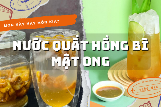 Cách làm nước quất hồng bì mật ong giải nhiệt mùa hè