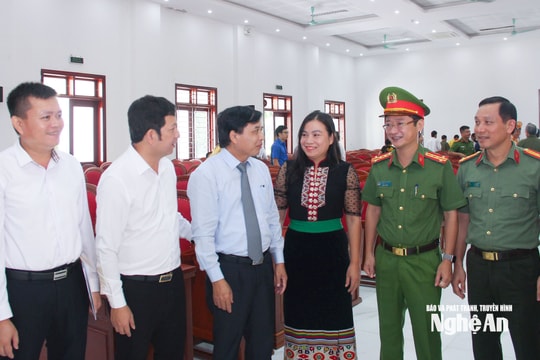 Phó Chủ tịch HĐND tỉnh Nguyễn Như Khôi dự 'Ngày hội Toàn dân bảo vệ an ninh Tổ quốc' tại xã Quỳ Hợp