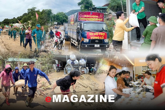 Lan tỏa thông điệp về tinh thần đoàn kết, tương thân tương ái trong mưa lũ