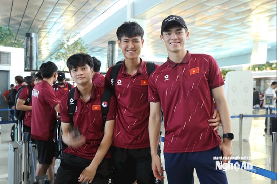 U23 Việt Nam về nước sau chức vô địch giải U23 Đông Nam Á
