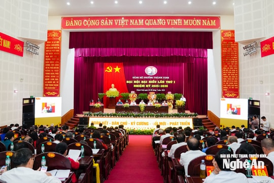 Đại hội đại biểu Đảng bộ phường Thành Vinh lần thứ I, nhiệm kỳ 2025 - 2030