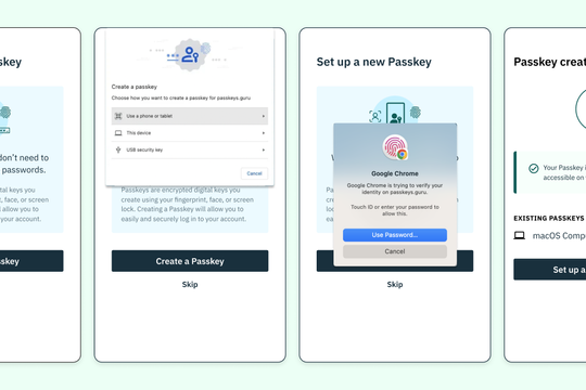 Hướng dẫn thiết lập passkey và quản lý mật khẩu trong Authenticator