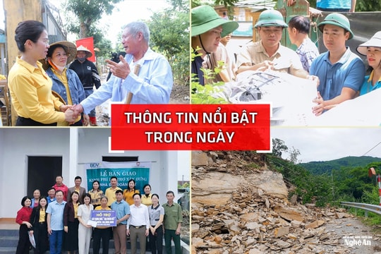 Nghệ An: Thông tin nổi bật ngày 2/8