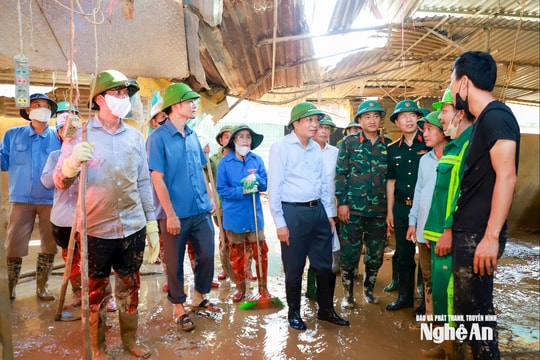 Chính phủ hỗ trợ 100 tỷ đồng cho Nghệ An, Phó Thủ tướng Hồ Đức Phớc sẽ trực tiếp vào kiểm tra công tác khắc phục hậu quả thiên tai