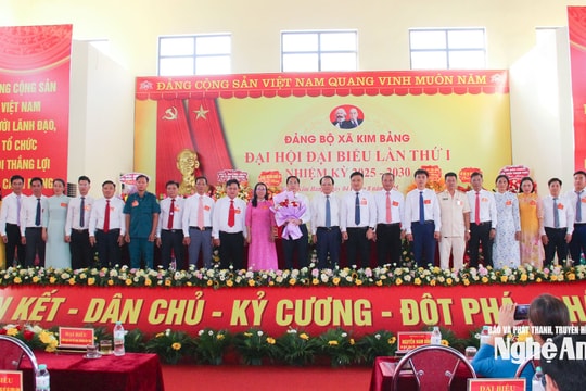 Phó Chủ tịch Thường trực HĐND tỉnh Nghệ An dự Đại hội đại biểu xã Kim Bảng lần thứ nhất, nhiệm kỳ 2025 – 2030