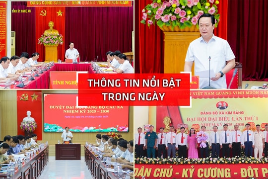 Nghệ An: Thông tin nổi bật ngày 4/8