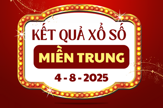 Trực tiếp XSMT 4/8 - Kết quả xổ số Phú Yên, Huế hôm nay 4/8/2025