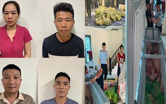 Tạm giữ 4 đối tượng chuyên mổ, tuồn thịt lợn dịch bệnh ra thị trường