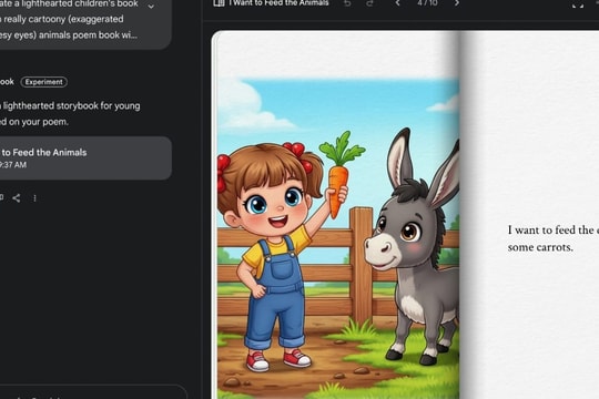 Google ra mắt công cụ tạo truyện minh họa Gemini Storybook
