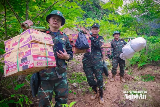 Lực lượng vũ trang với “4 tại chỗ” trong phòng chống thiên tai nơi biên giới