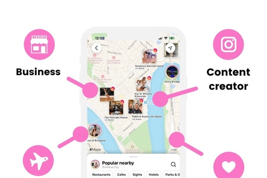 Instagram tung bản đồ tương tác mới: Đối đầu Snap Map