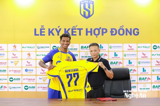 Sông Lam Nghệ An "chốt" ngoại binh đến từ Nam Mỹ